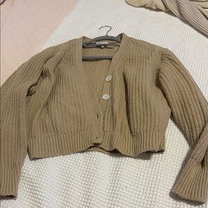 Darling Camel Knit Cardigan